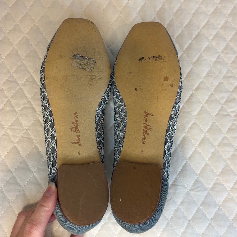 Sam Edelman Women's May
Square Toe Bow Accent Openwork
Flats Size 7 - Picture 6 of 11